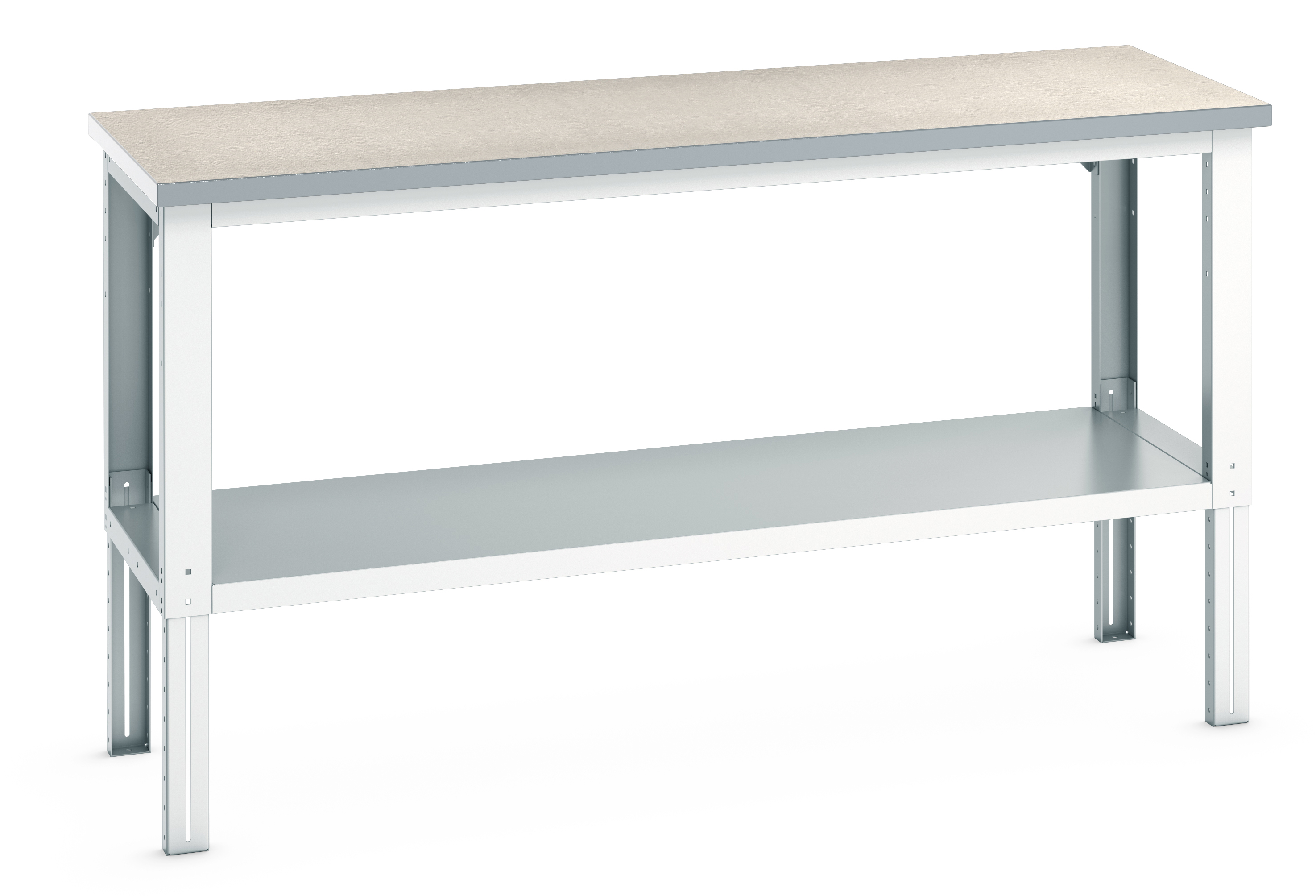 Bott Cubio Adjustable Height Framework Bench With Full Depth Base Shelf - 41003510.16V