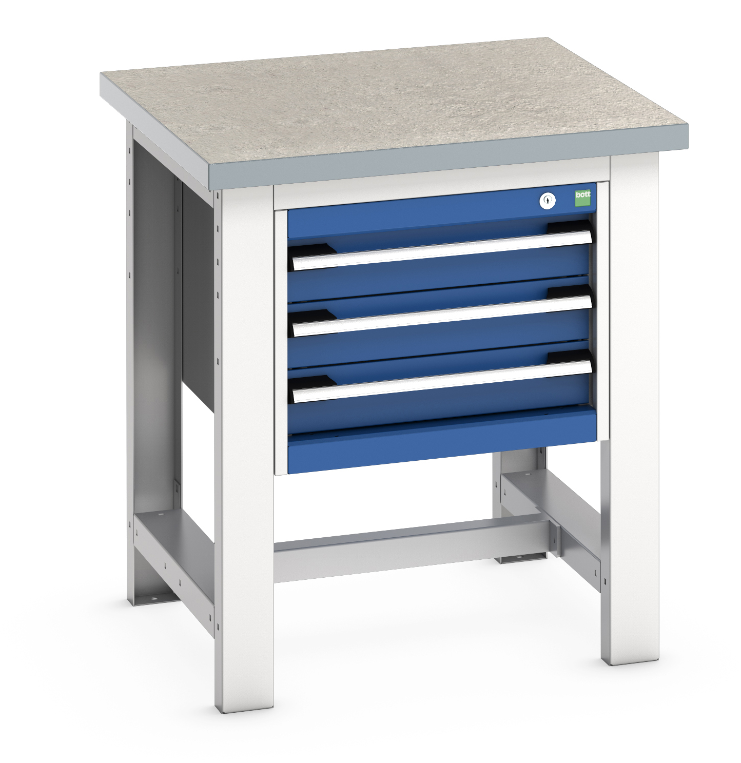 Bott Cubio Framework Workstand With 3 Drawer Cabinet - 41003526.11V