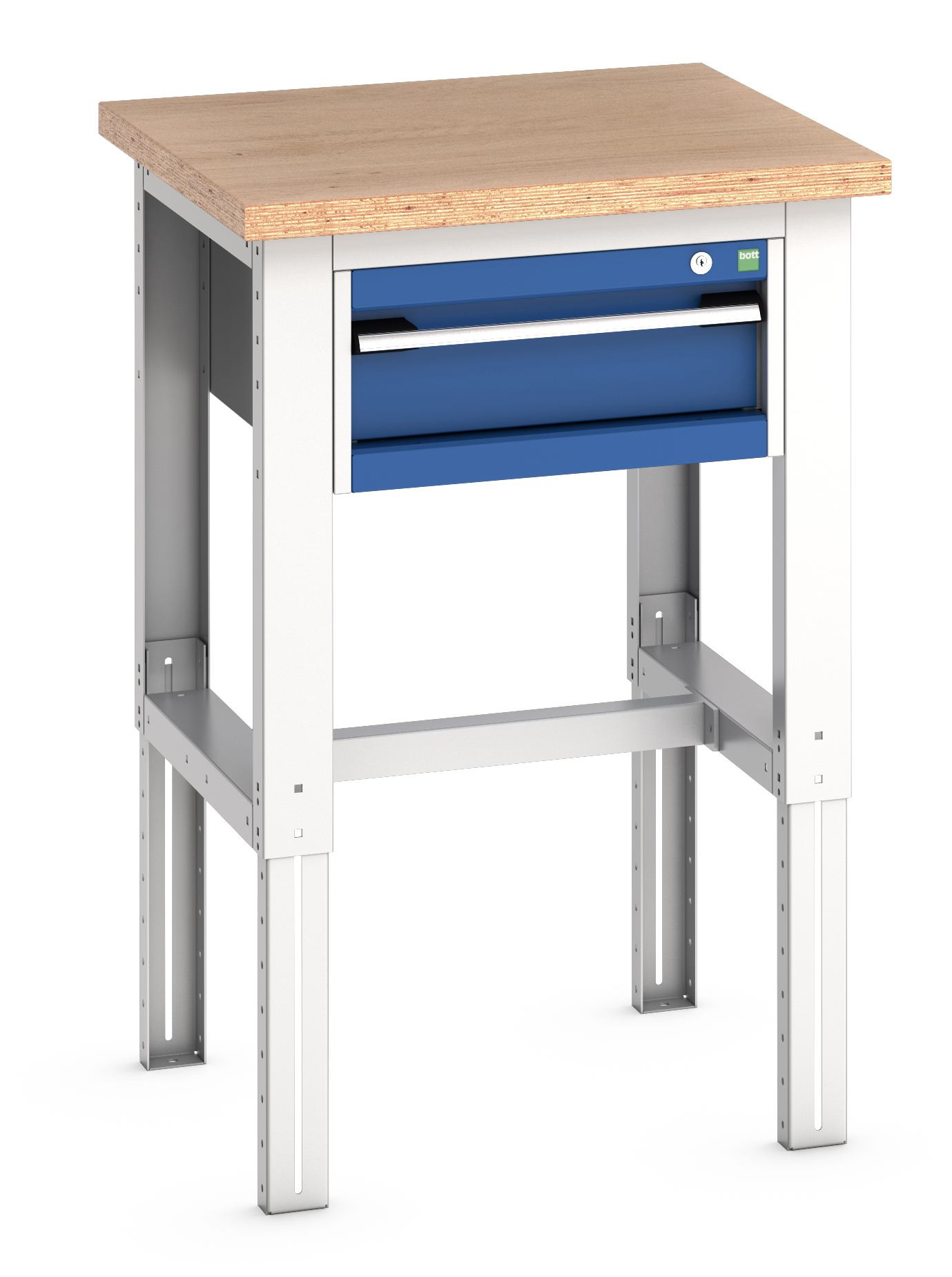 Bott Cubio Adjustable Height Workstand With 1 Drawer Cabinet - 41003530.11V