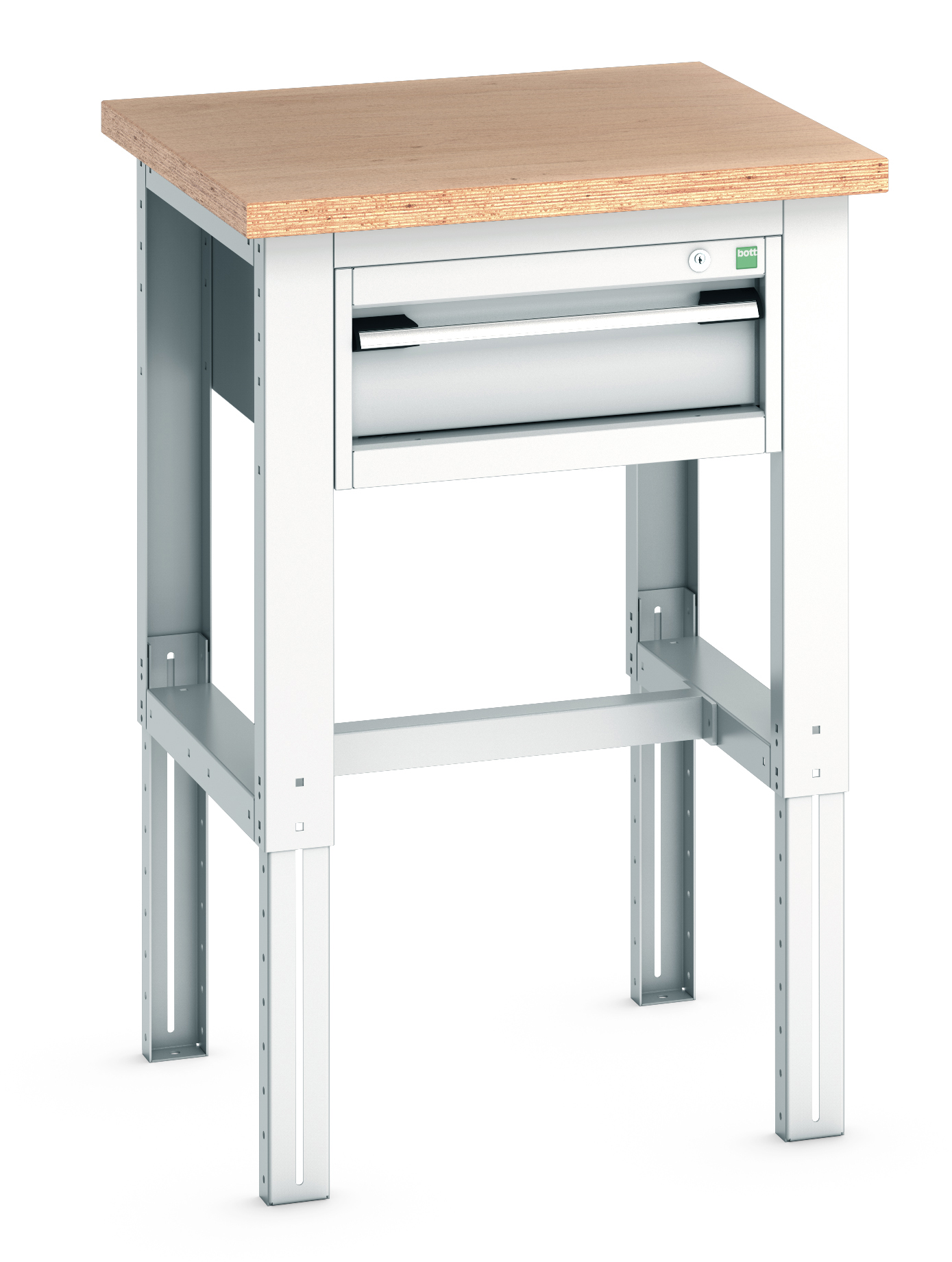 Bott Cubio Adjustable Height Workstand With 1 Drawer Cabinet - 41003530.16V