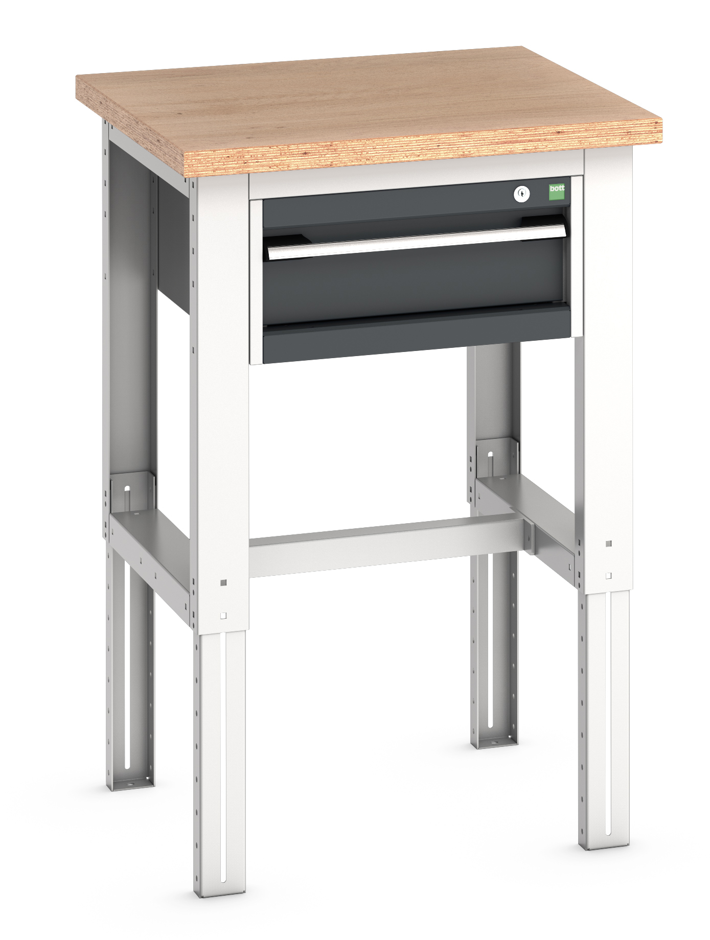 Bott Cubio Adjustable Height Workstand With 1 Drawer Cabinet - 41003530.19V