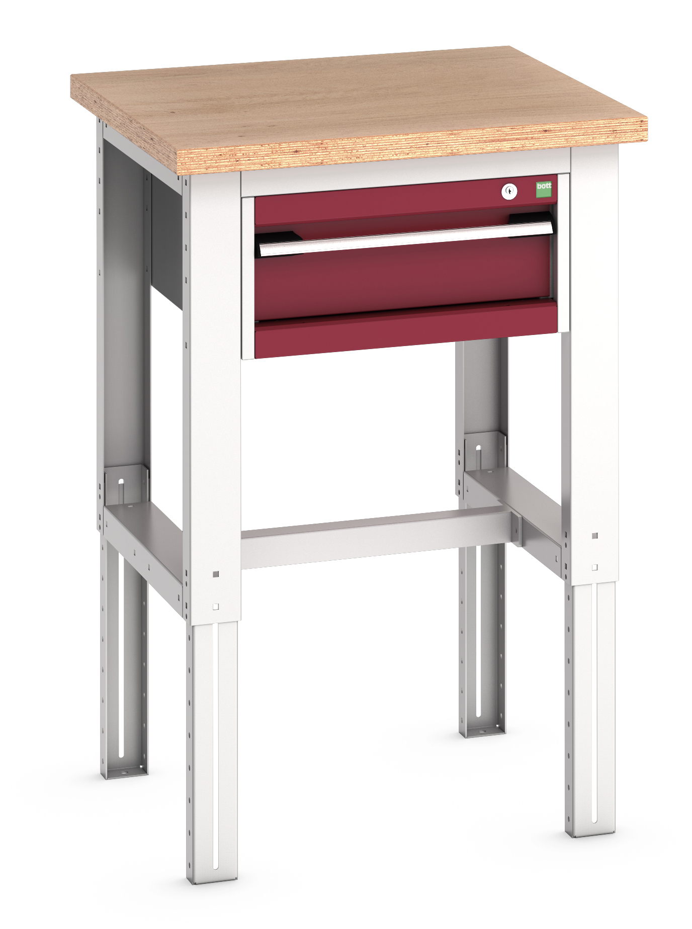 Bott Cubio Adjustable Height Workstand With 1 Drawer Cabinet - 41003530.24V