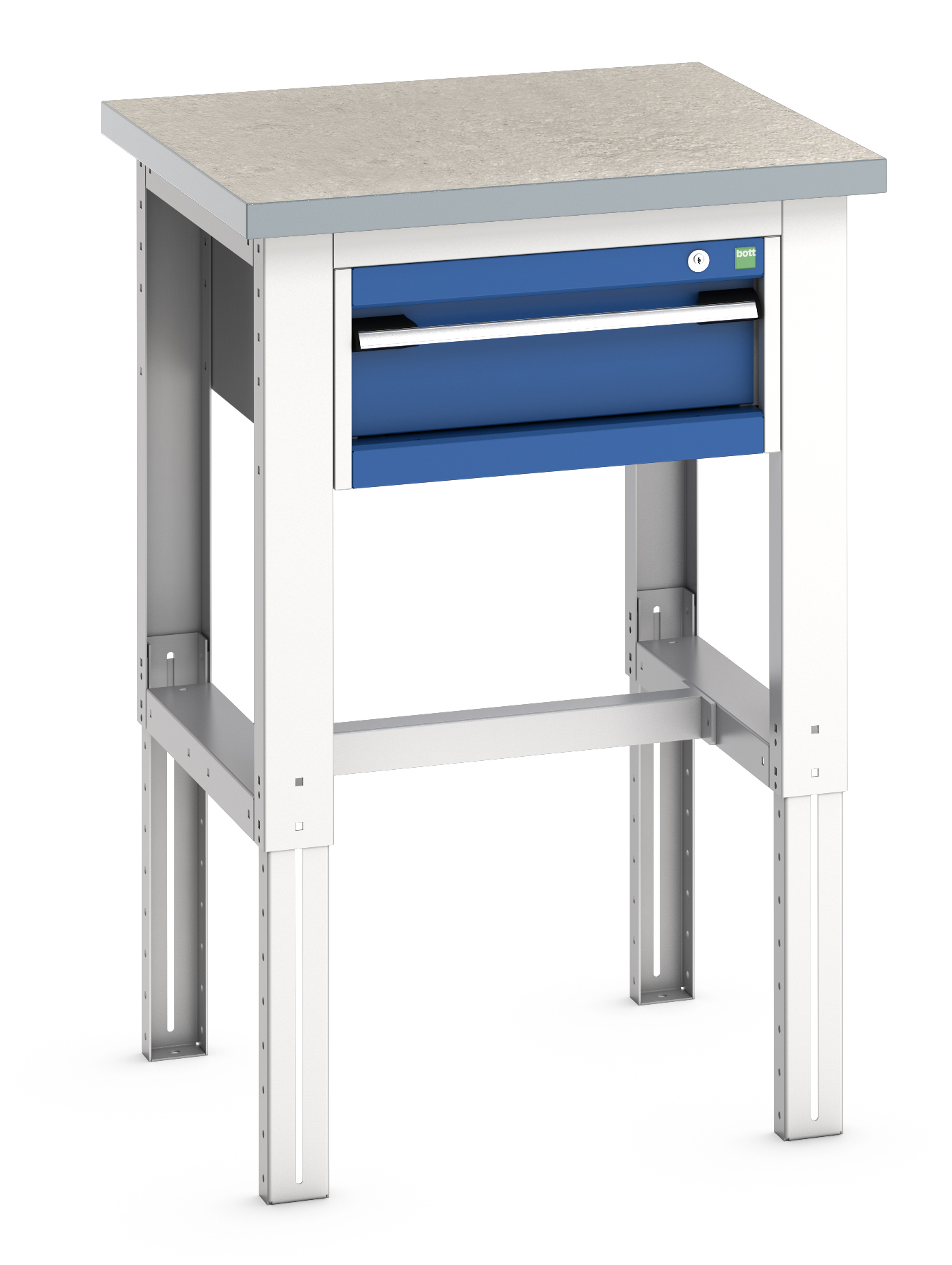 Bott Cubio Adjustable Height Workstand With 1 Drawer Cabinet - 41003532.11V