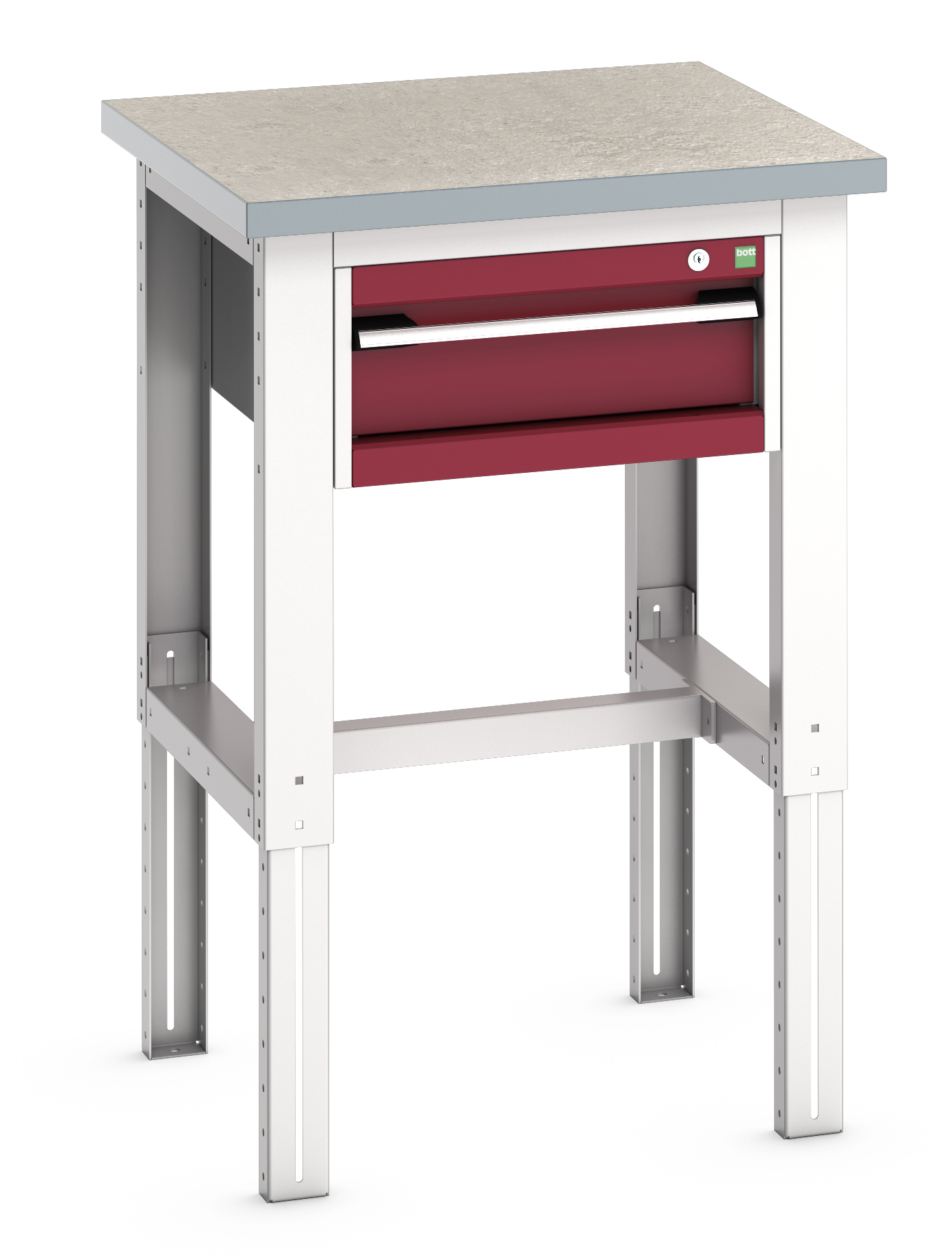 Bott Cubio Adjustable Height Workstand With 1 Drawer Cabinet - 41003532.24V