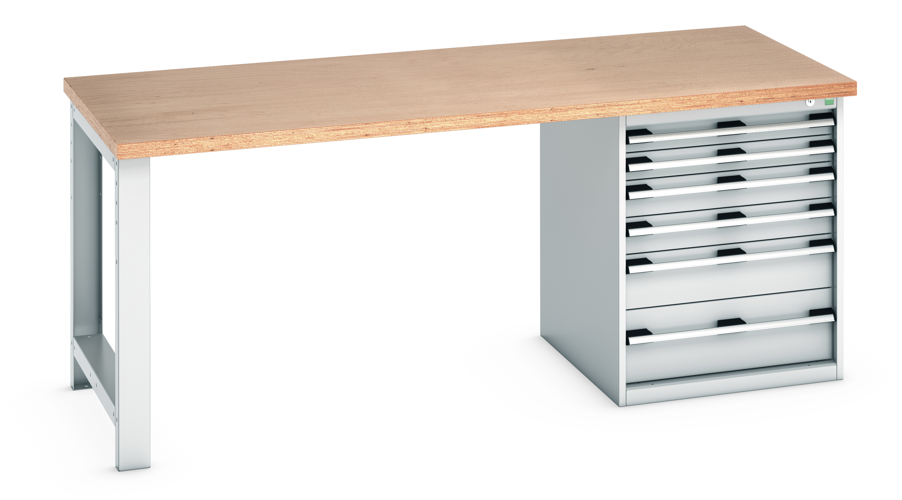 Bott Cubio Pedestal Bench With 6 Drawer Cabinet - 41004115.16V