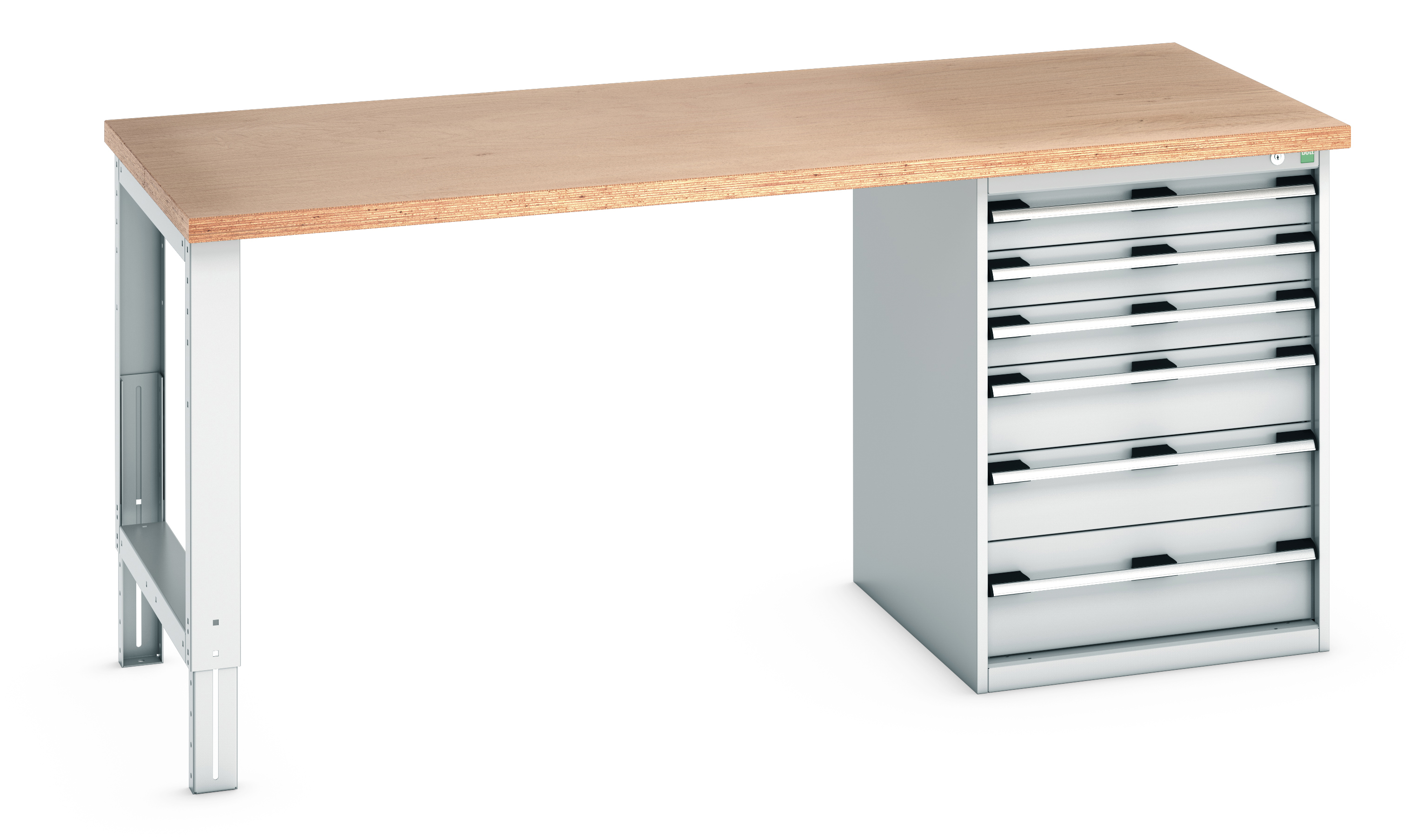 Bott Cubio Pedestal Bench With 6 Drawer Cabinet - 41004119.16V