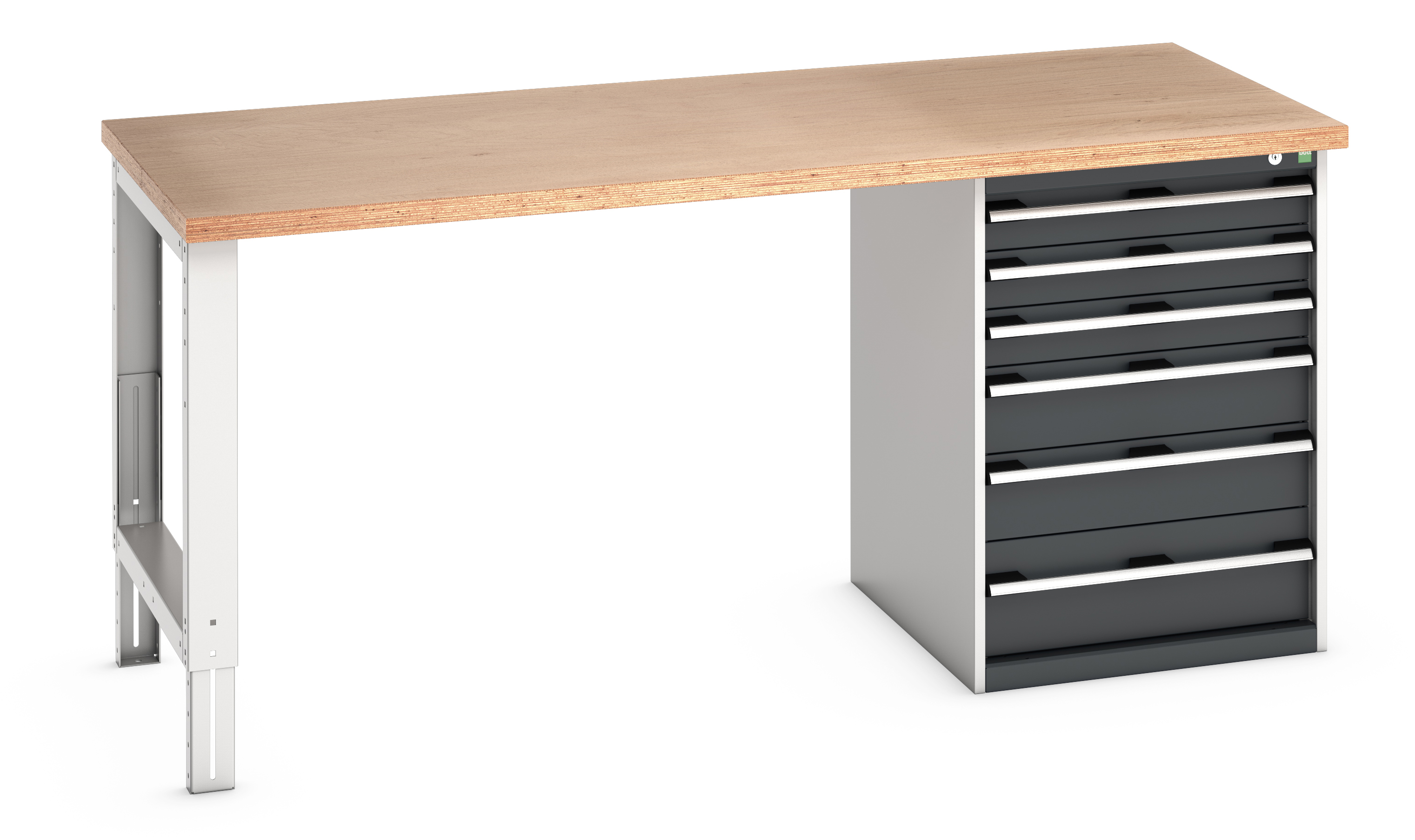 Bott Cubio Pedestal Bench With 6 Drawer Cabinet - 41004119.19V