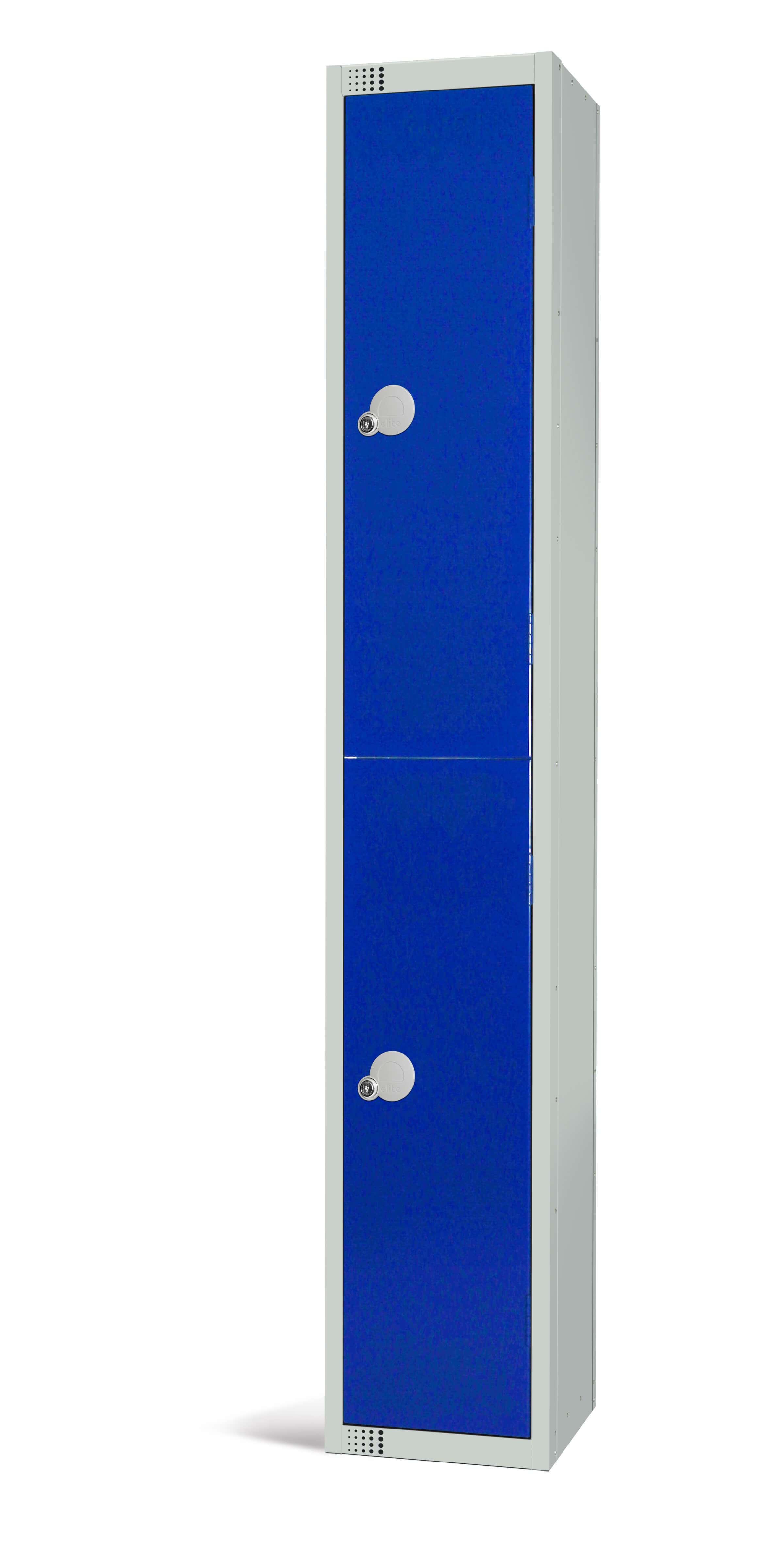 Elite Two Door Locker - Blue 1800x300x300mm