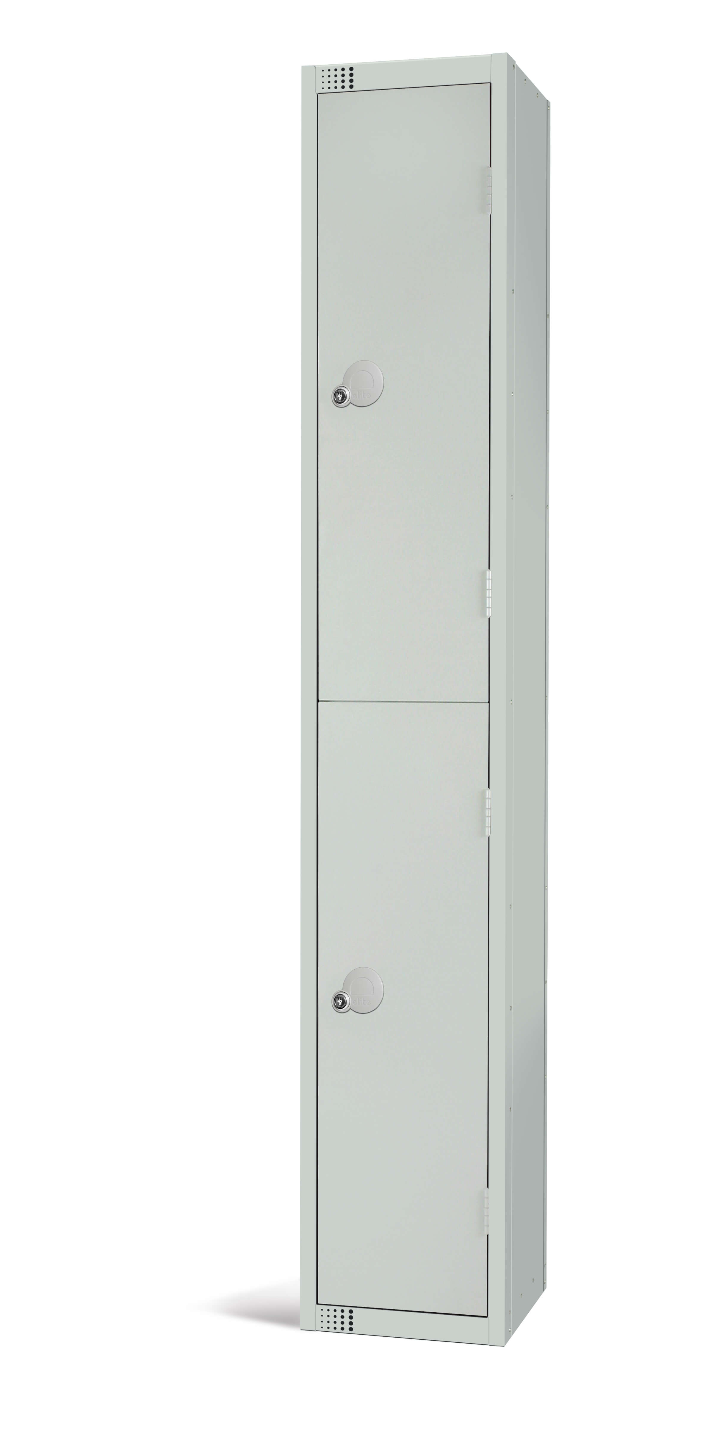 Elite Two Door Locker - Grey 1800x300x450mm
