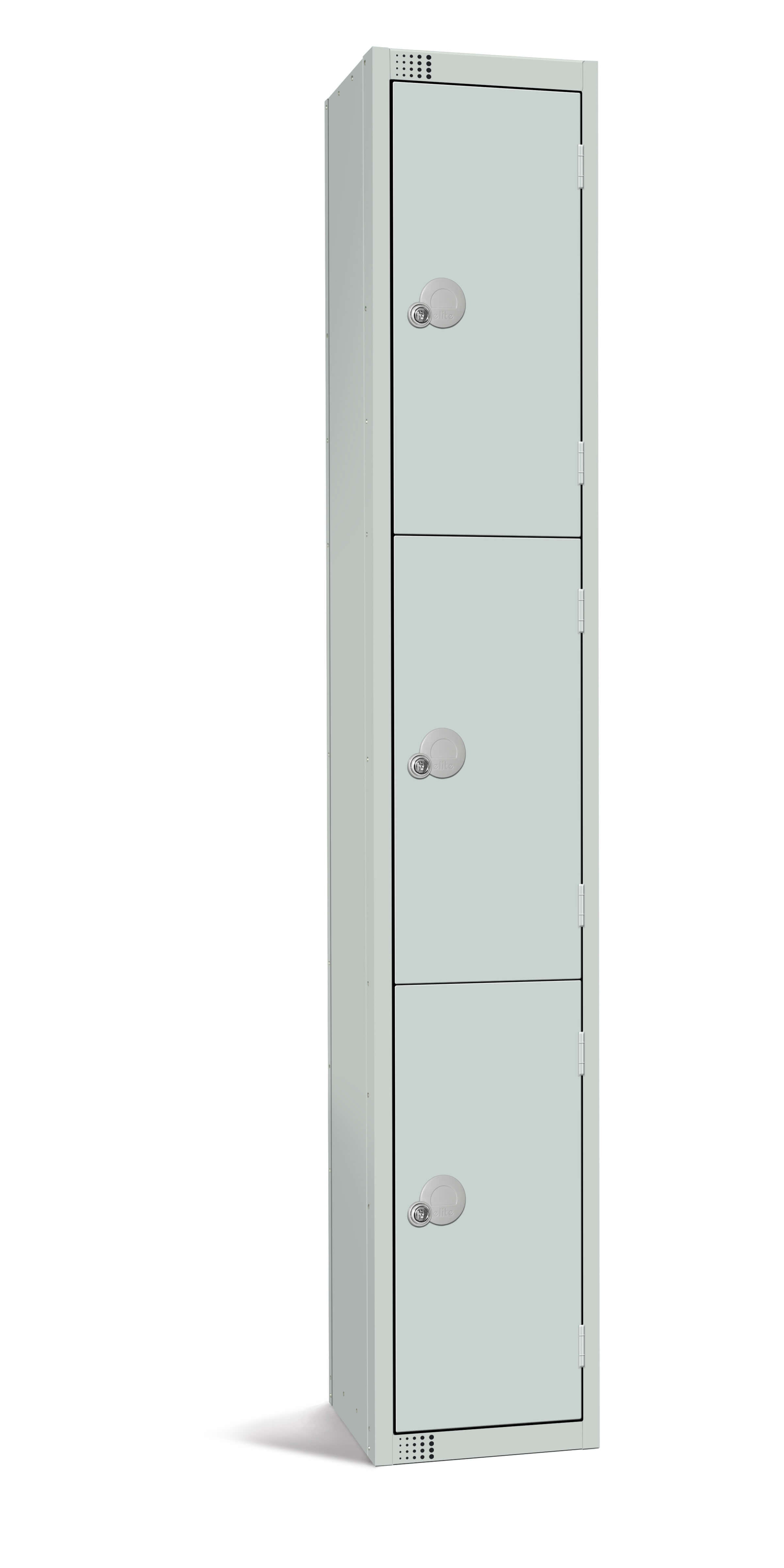 Elite Three Door Locker - Grey 1800x300x450mm