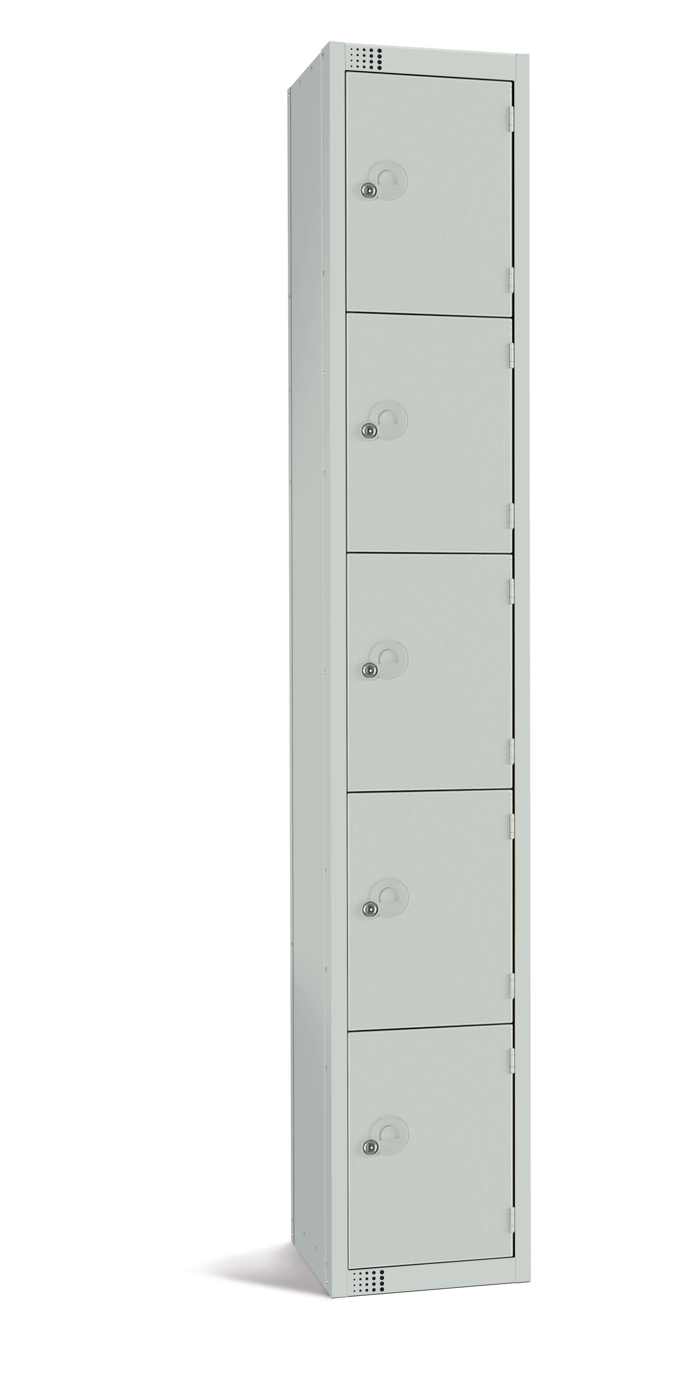 Elite Five Door Locker - Grey 1800x300x450mm