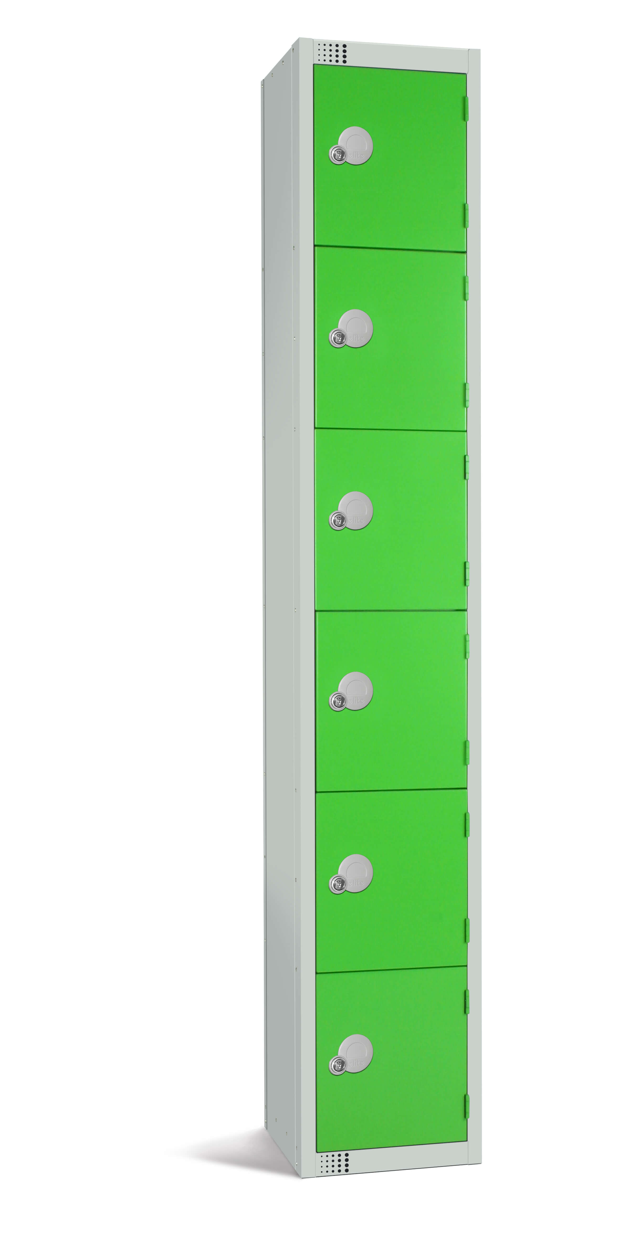 Elite Six Door Locker - Green 1800x300x450mm