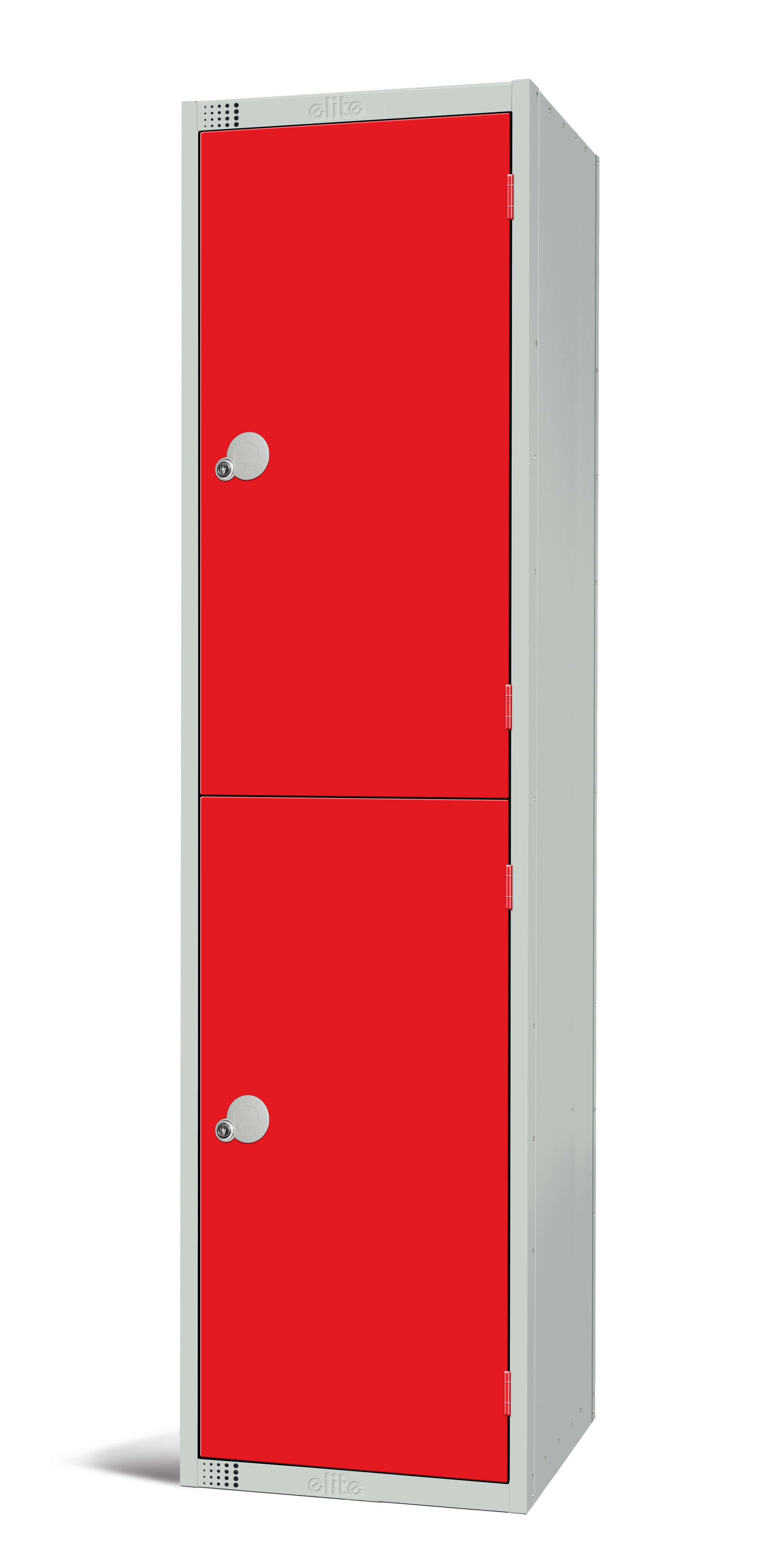 Elite Two Door Locker - Red 1800x450x450mm