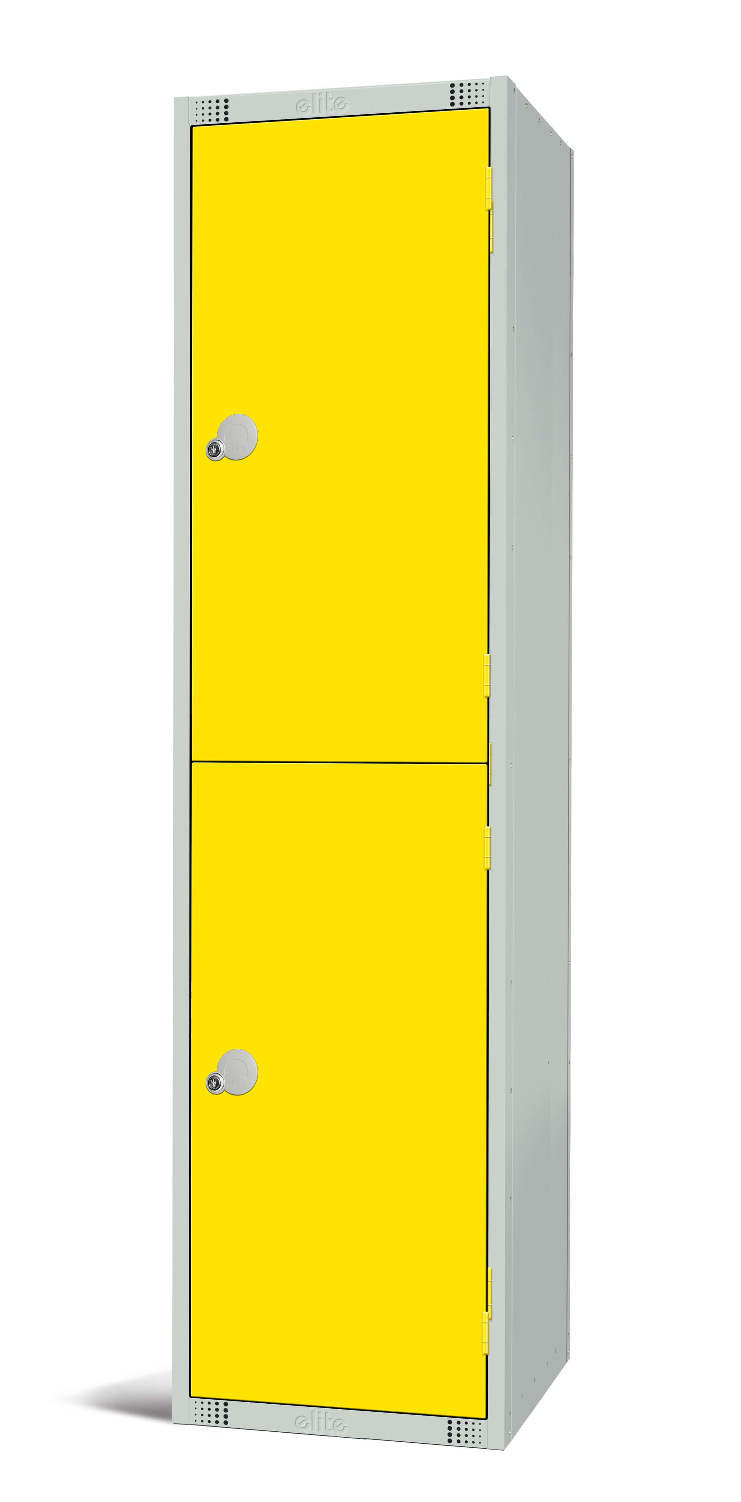 Elite Two Door Locker - Yellow 1800x450x450mm