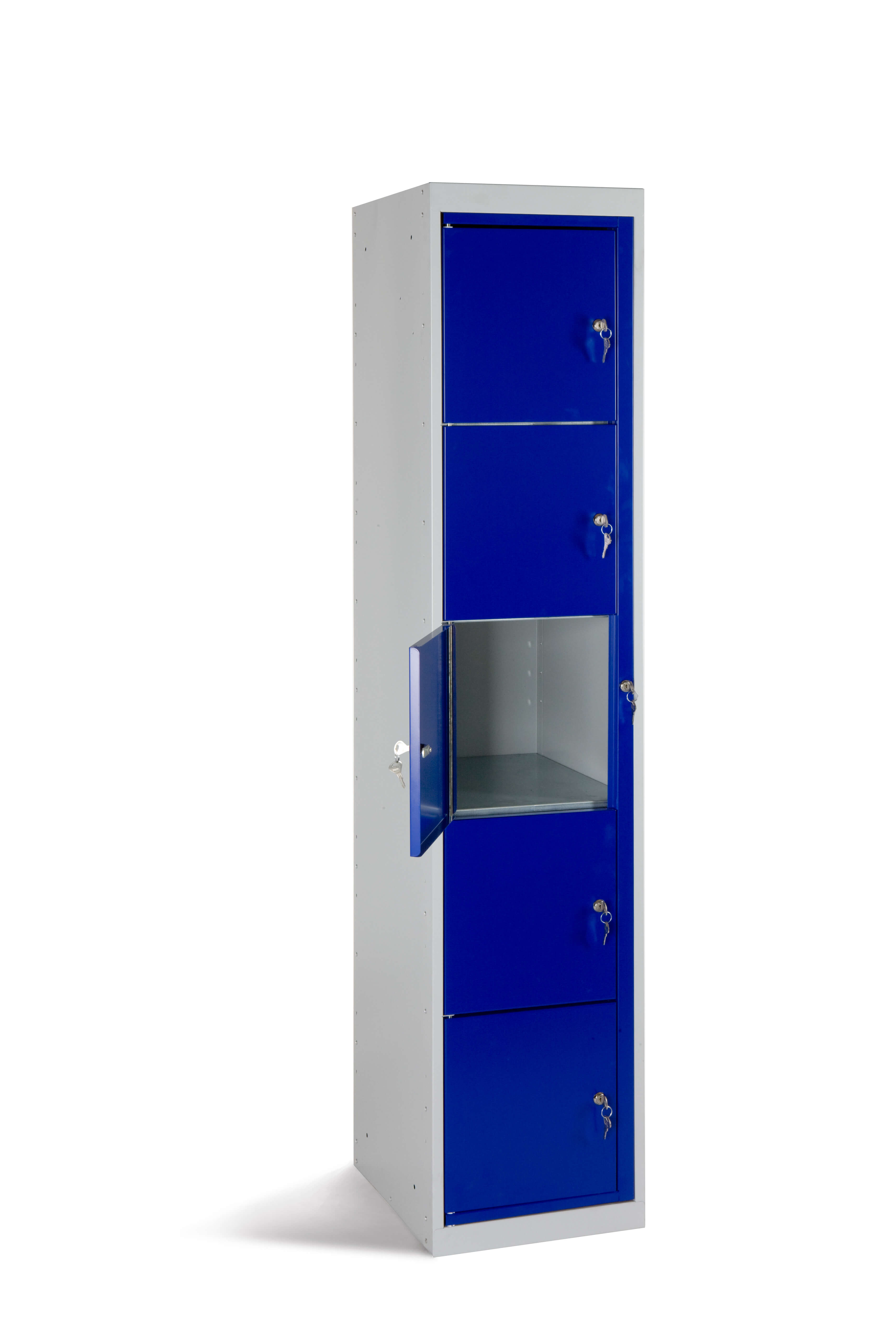 Elite 5 Door Garment Dispenser Locker - Blue