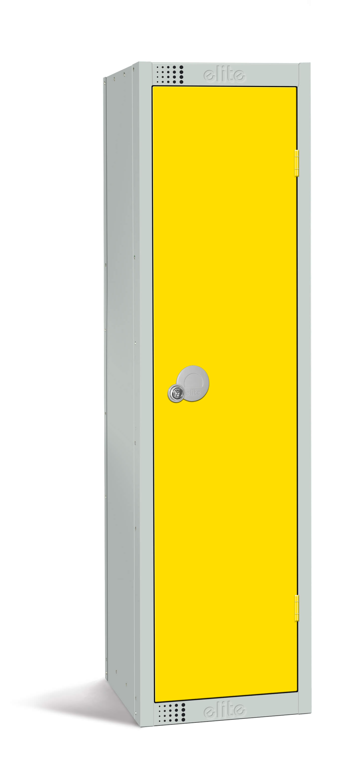 Elite One Door Educational Locker - Yellow - 300mm Depth