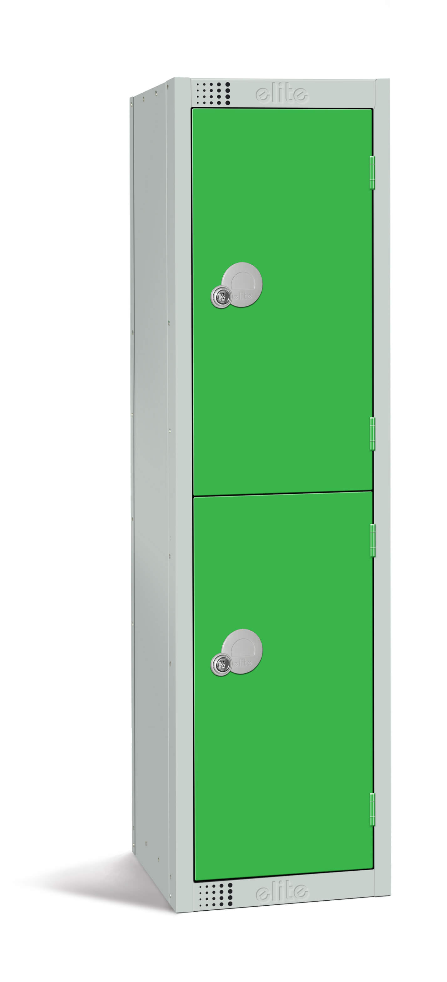 Elite Two Door Educational Locker - Green - 300mm Depth