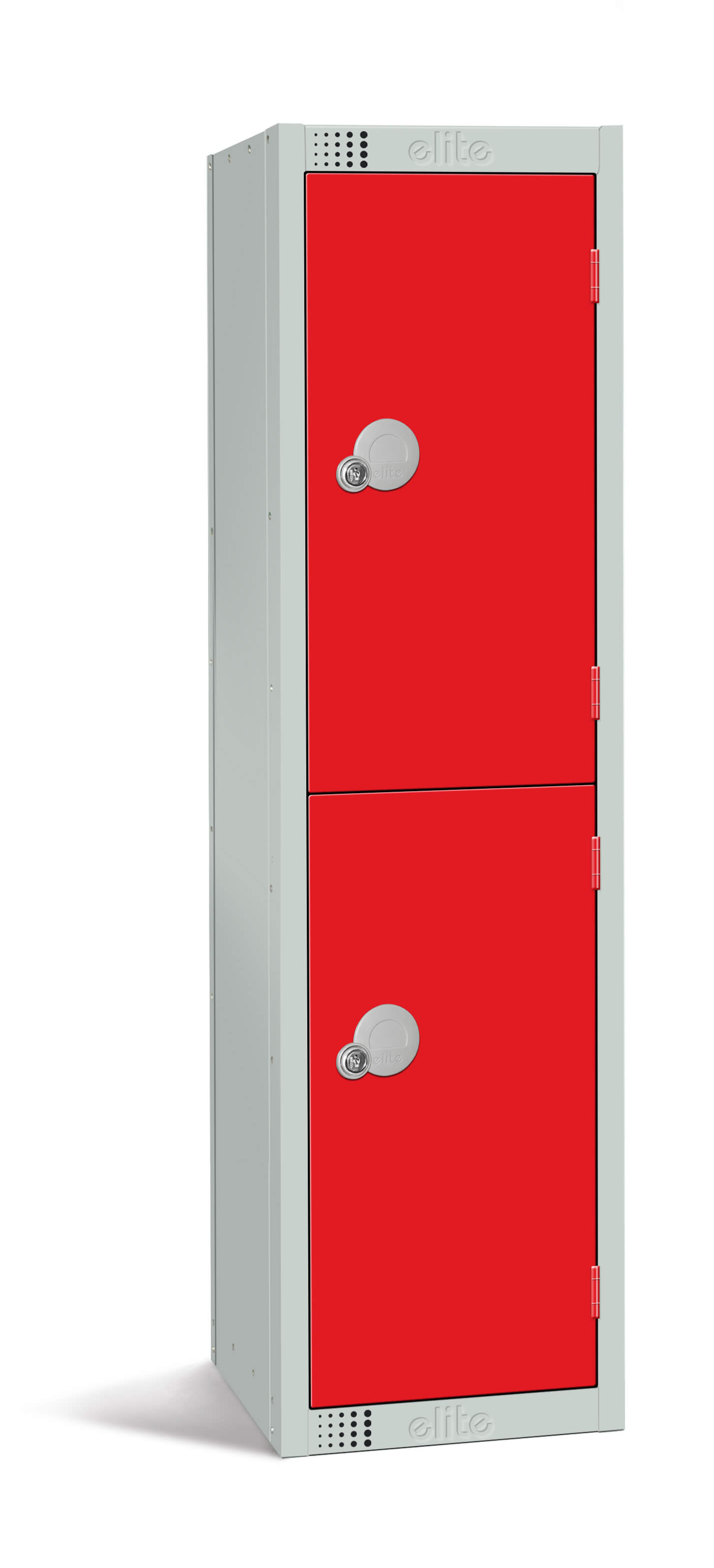 Elite Two Door Educational Locker - Red - 450mm Depth