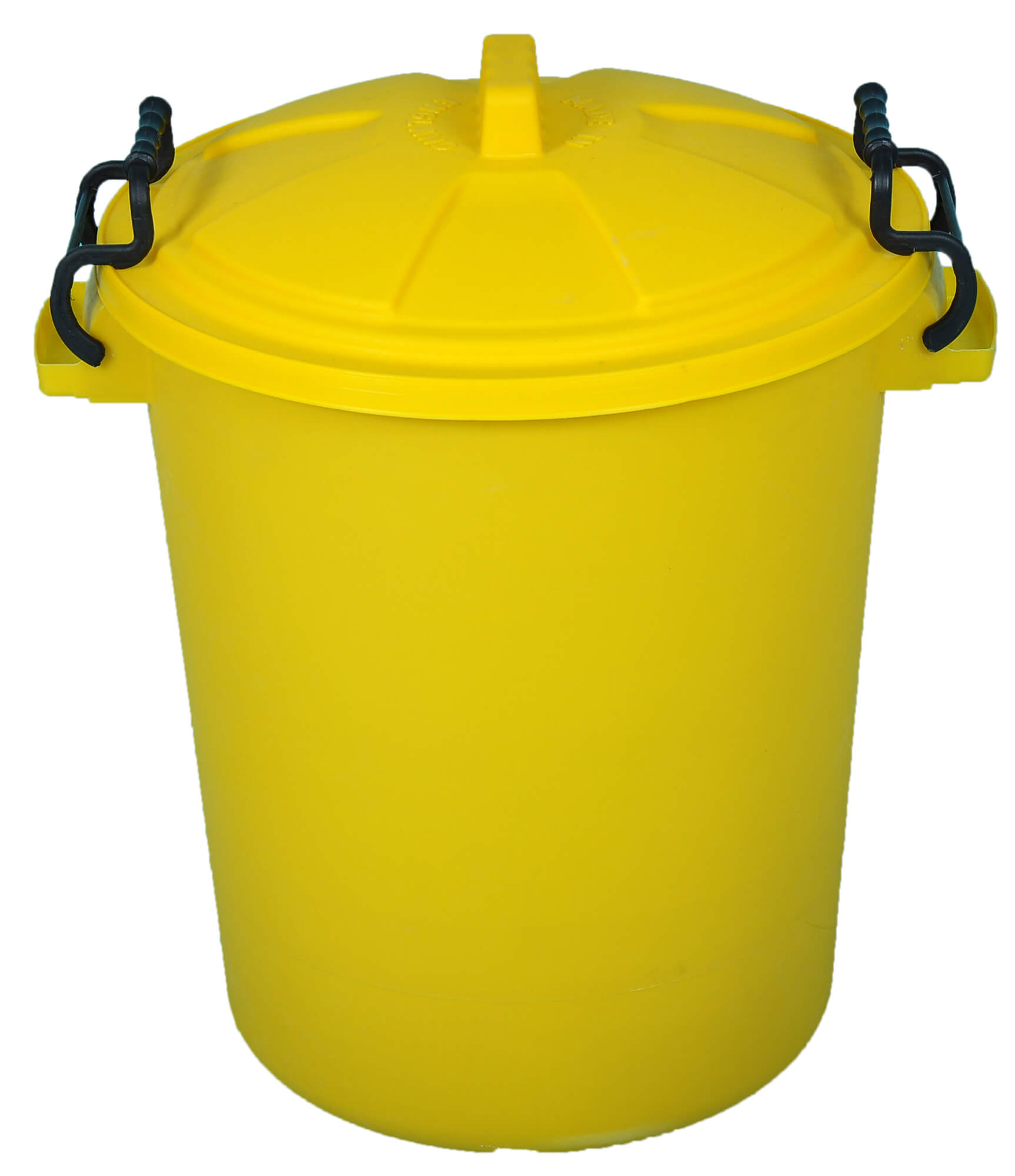 60 Litre Plastic Drum and Lid (Yellow)