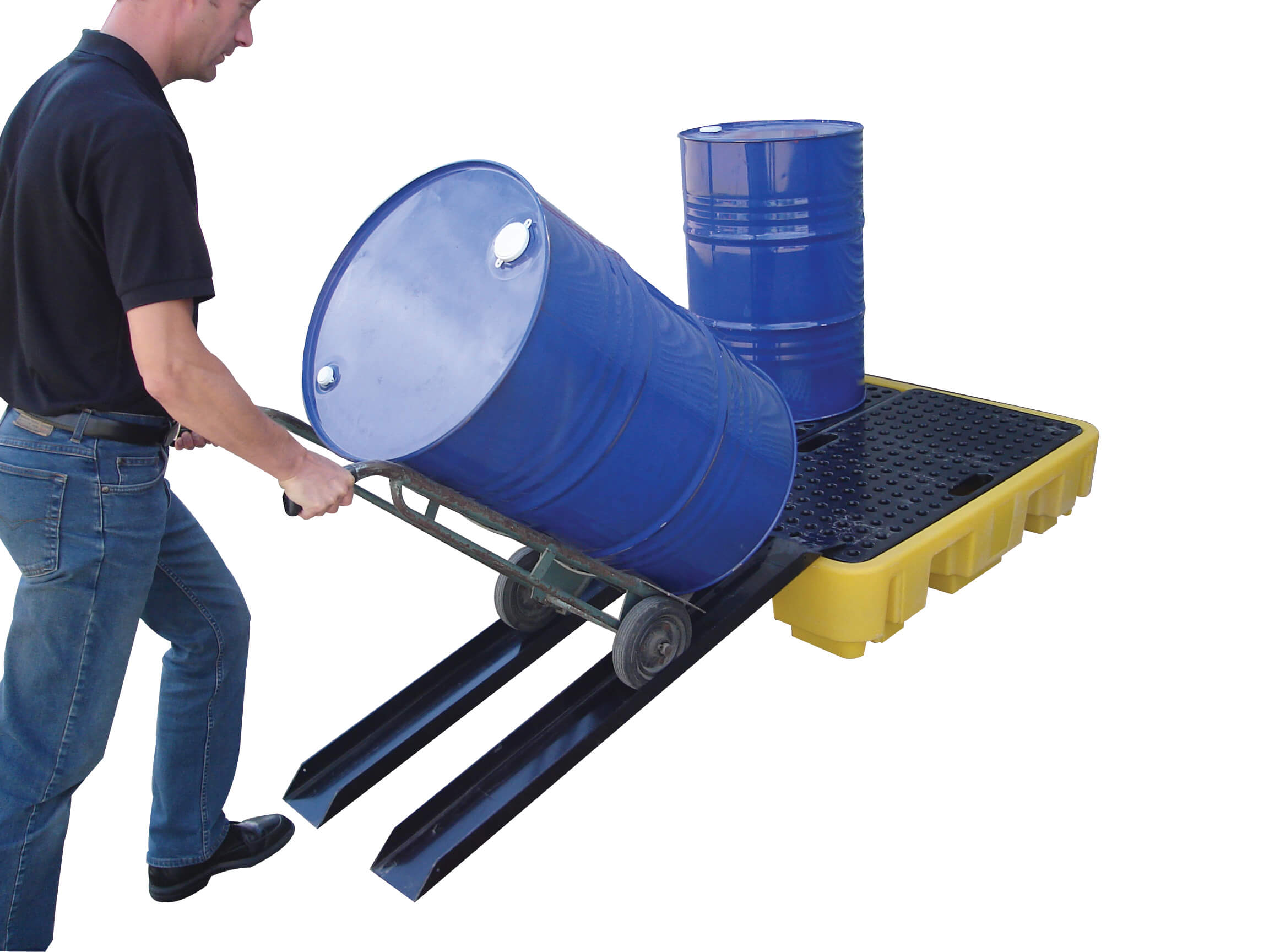 Universal Ramp set for all Workfloors and Spill Pallets. Sold as a pair.