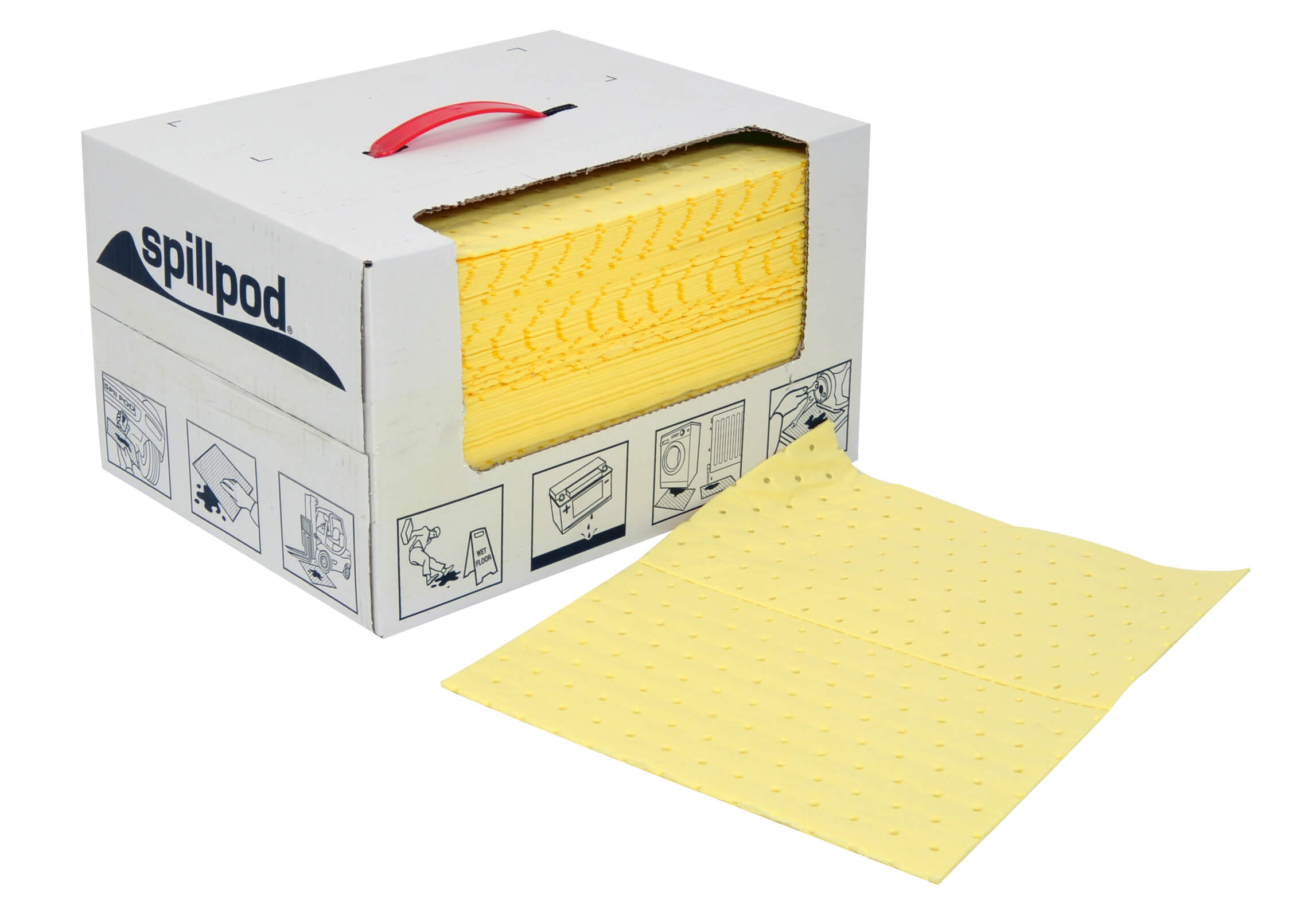 75 Chemical absorbent pads - Dispensing Box 