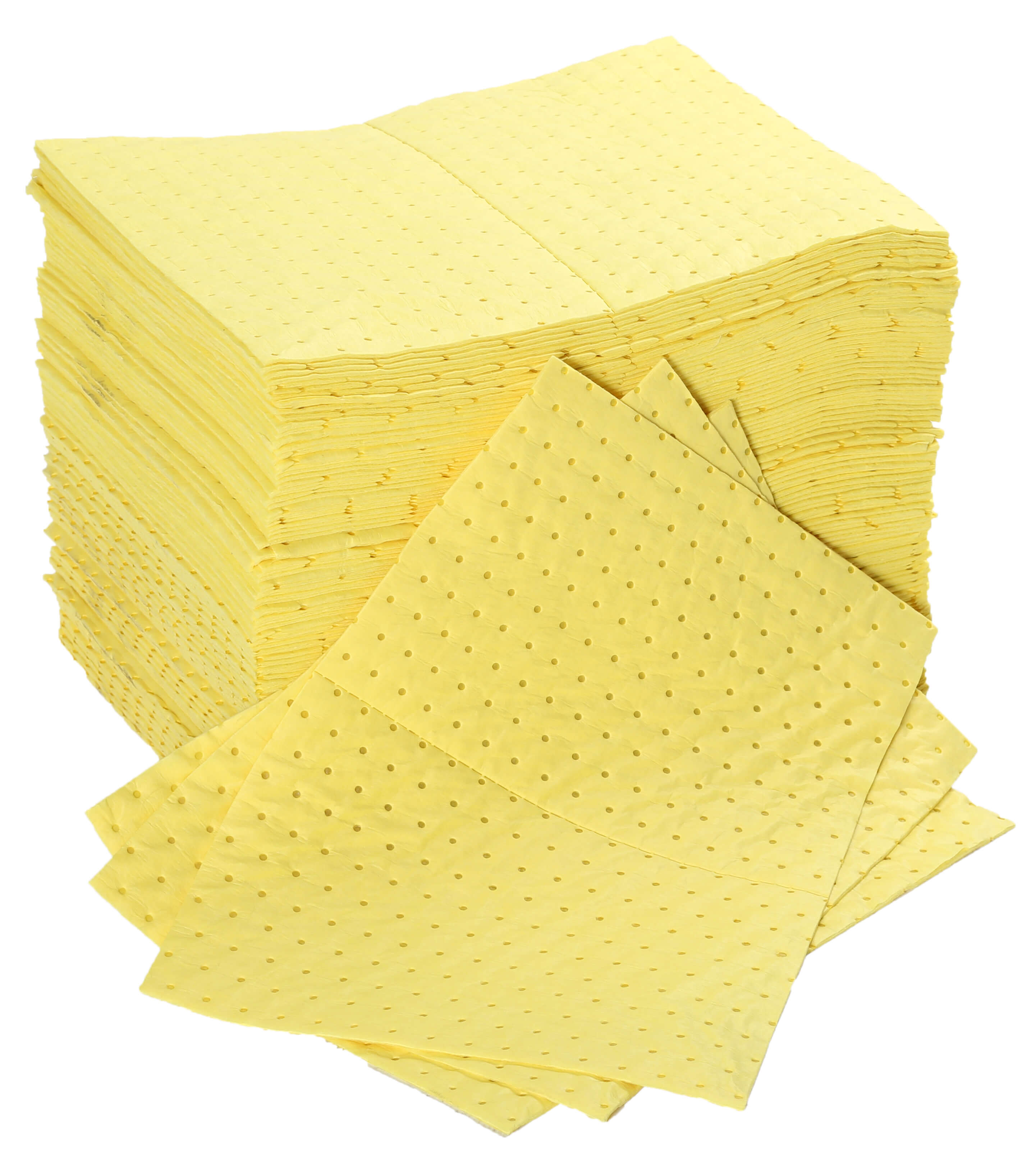 Medium Weight Chemical Absorbent Pads - Polywrapped, Pack of 200