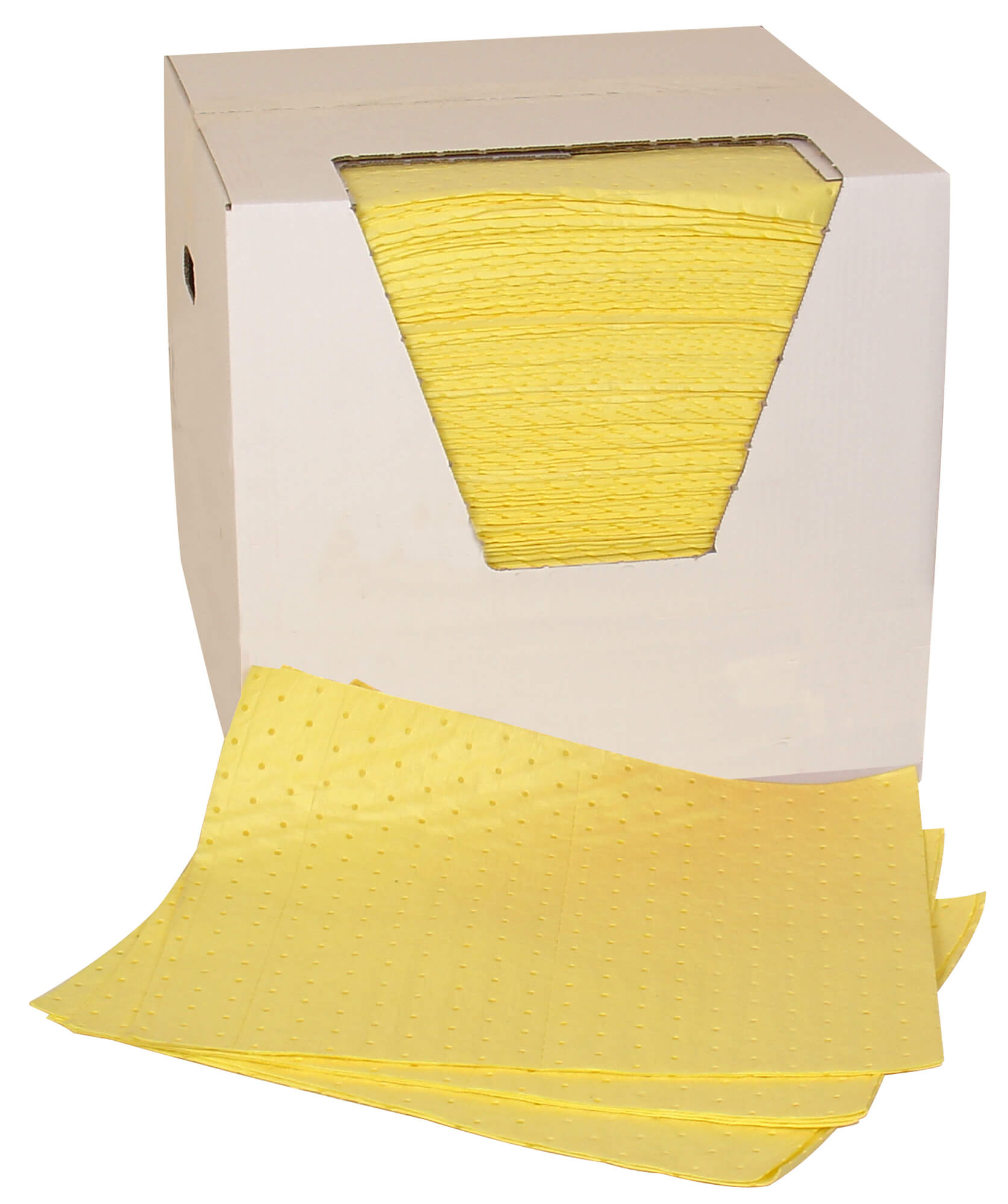Single Weight Chemical Absorbent Pads - Polywrapped, Pack of 200