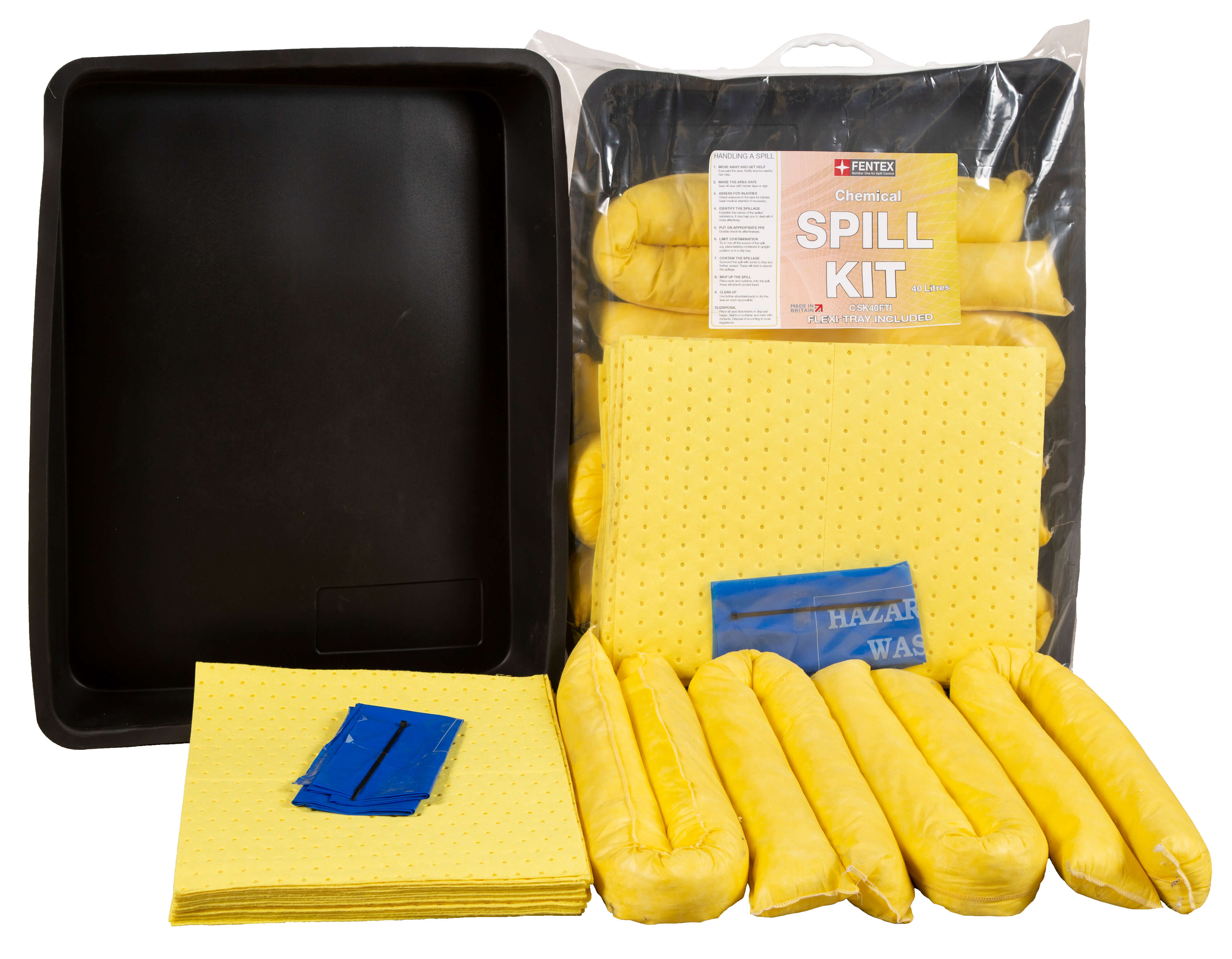 40 Litre Chemical Spill Kit 