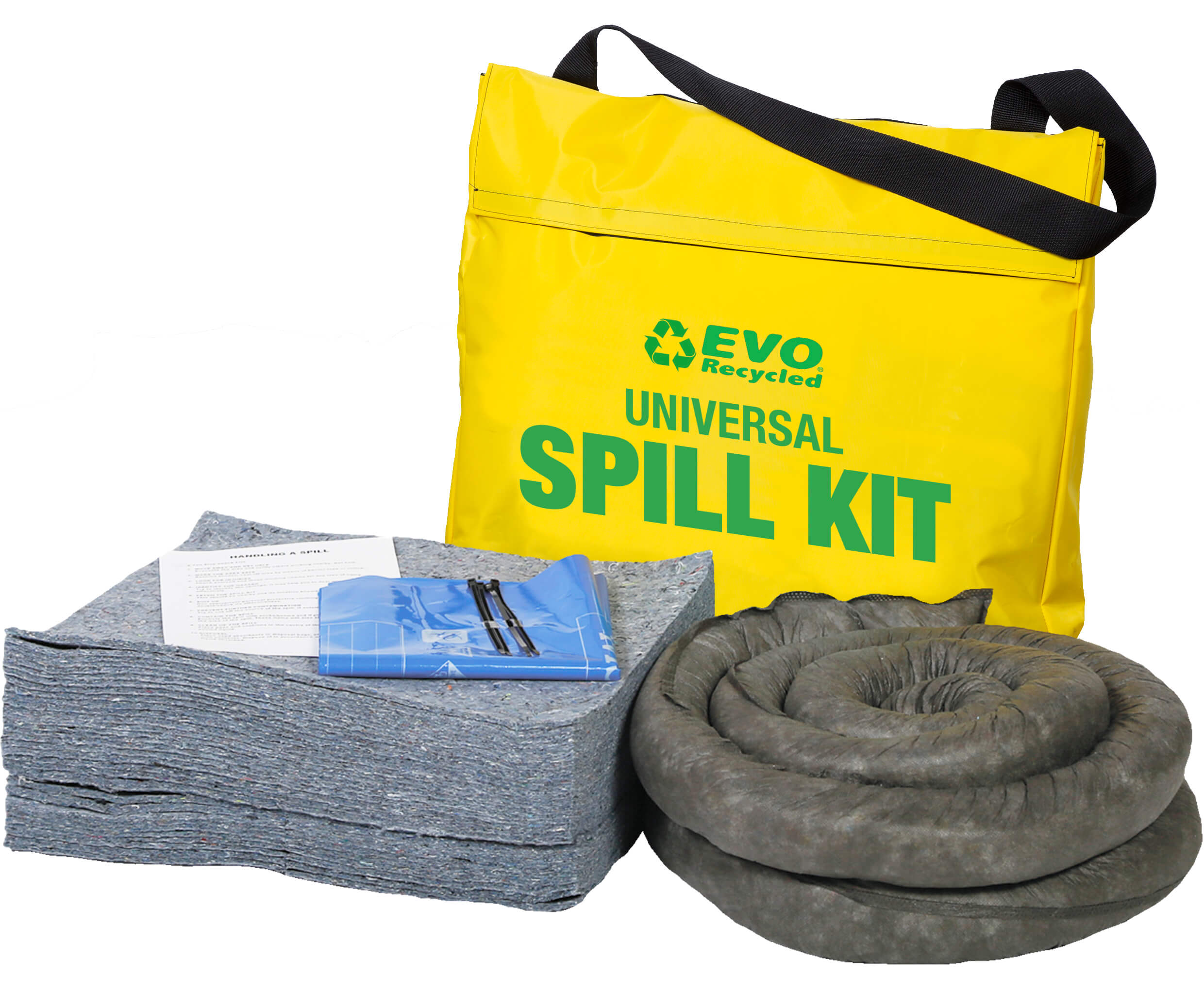 50 litre spill kit in Flap Bag with EVO absorbents 