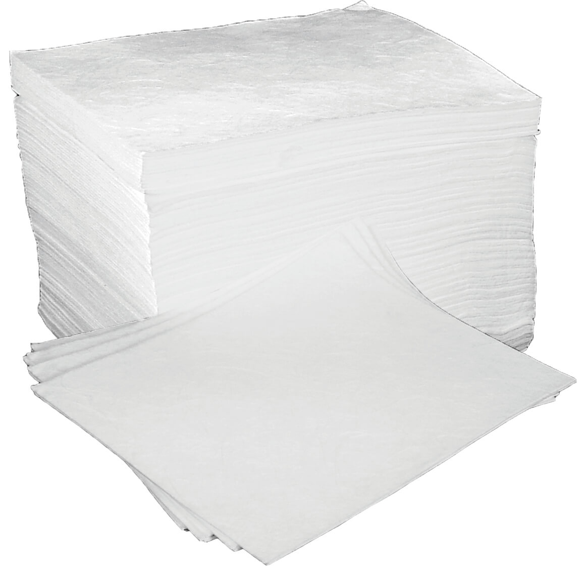 Double-Weight Hydraulic Absorbent Pad - Polywrapped, Pack of 100