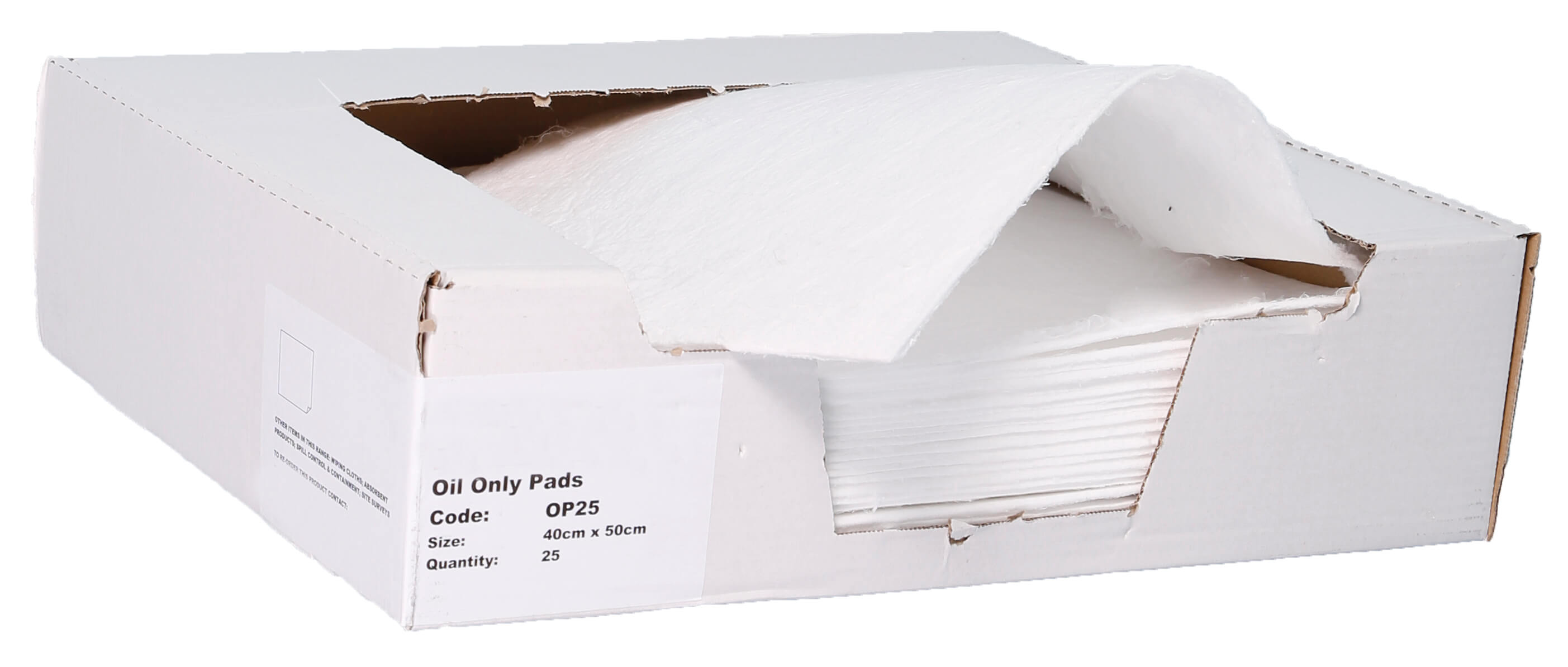 Double Weight Hydraulic Absorbent Pad - Dispenser Box of 25