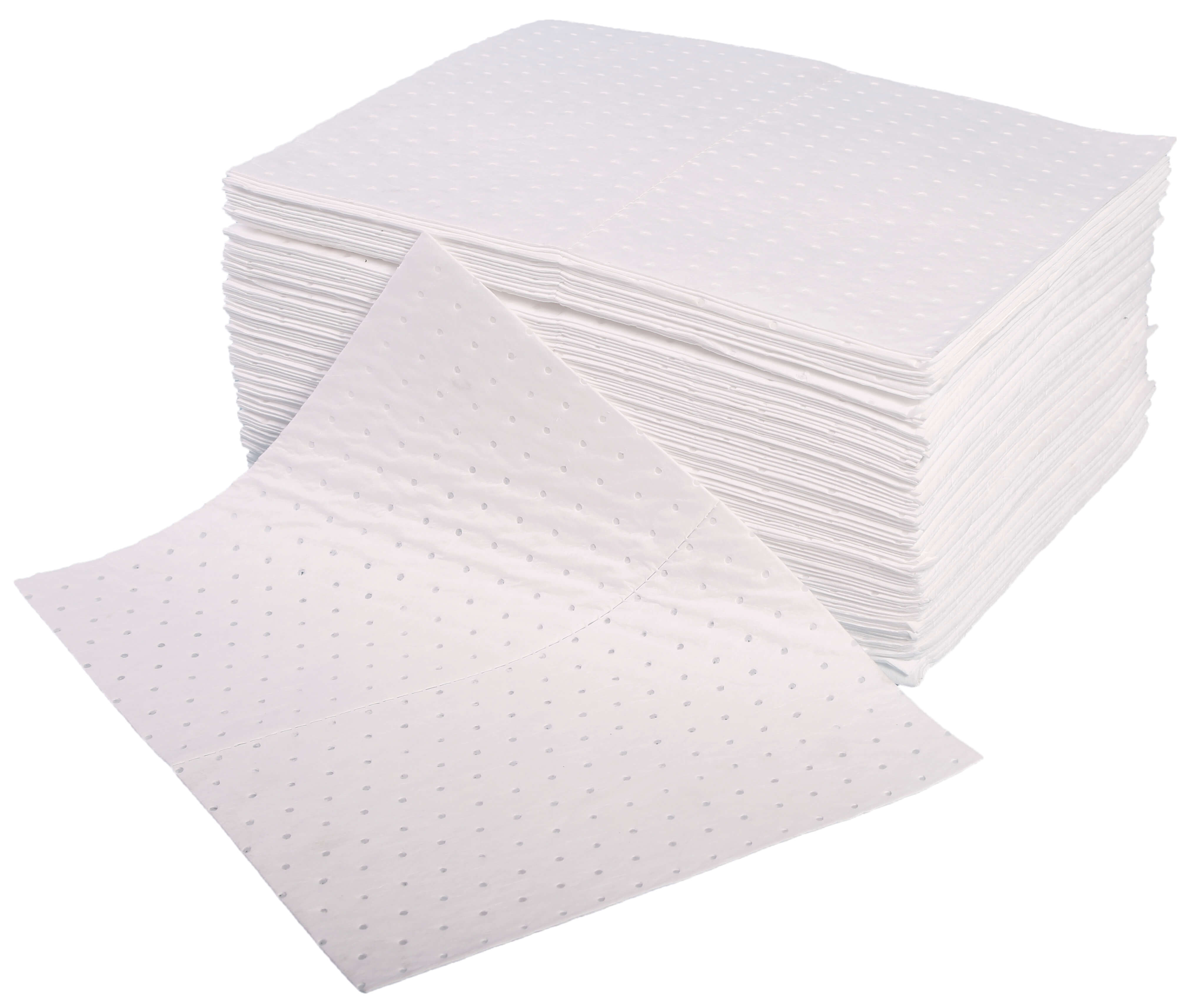 Medium Weight Oil & Fuel Absorbent Pads - Box of 100