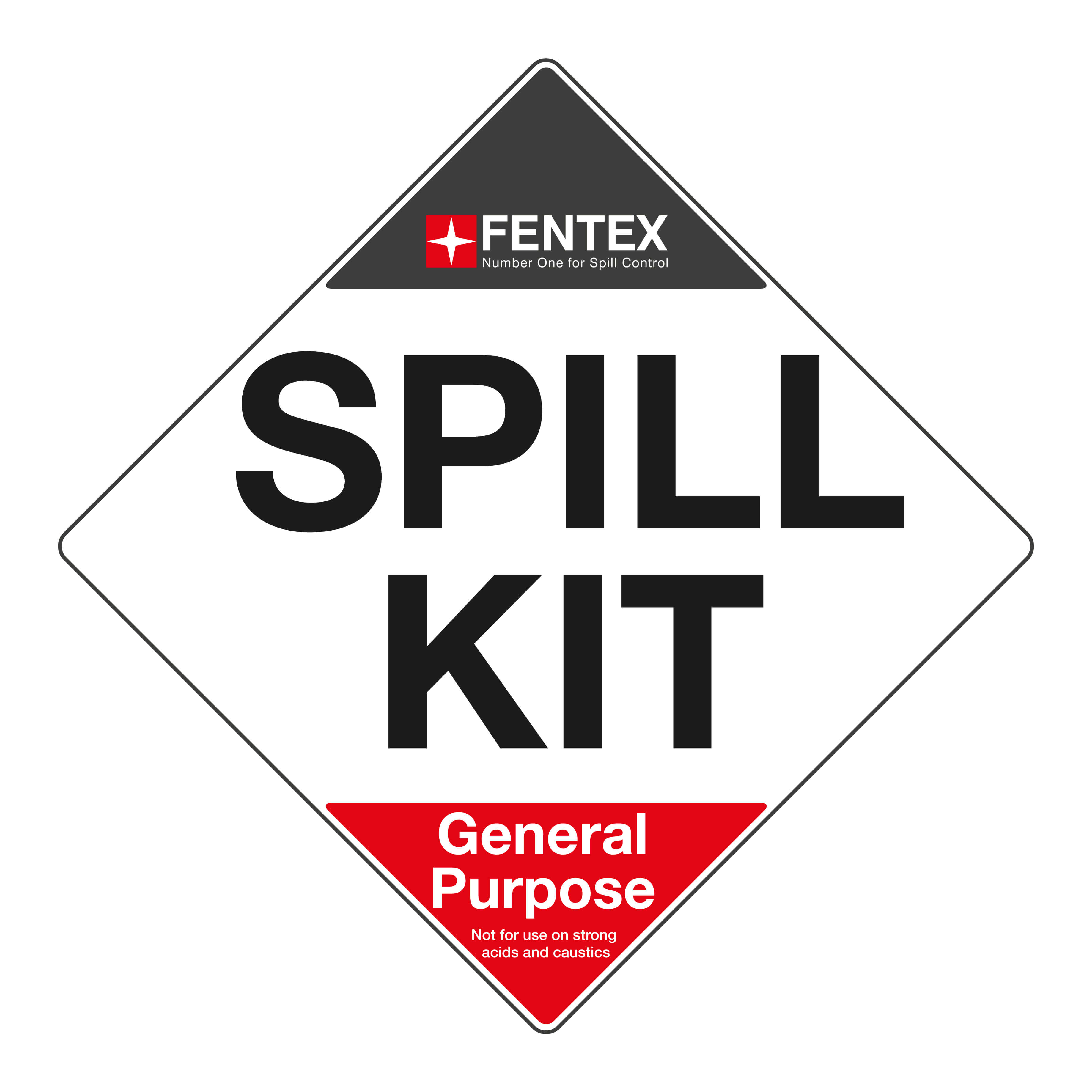 General Purpose Spill Kit label 22cm x 22cm