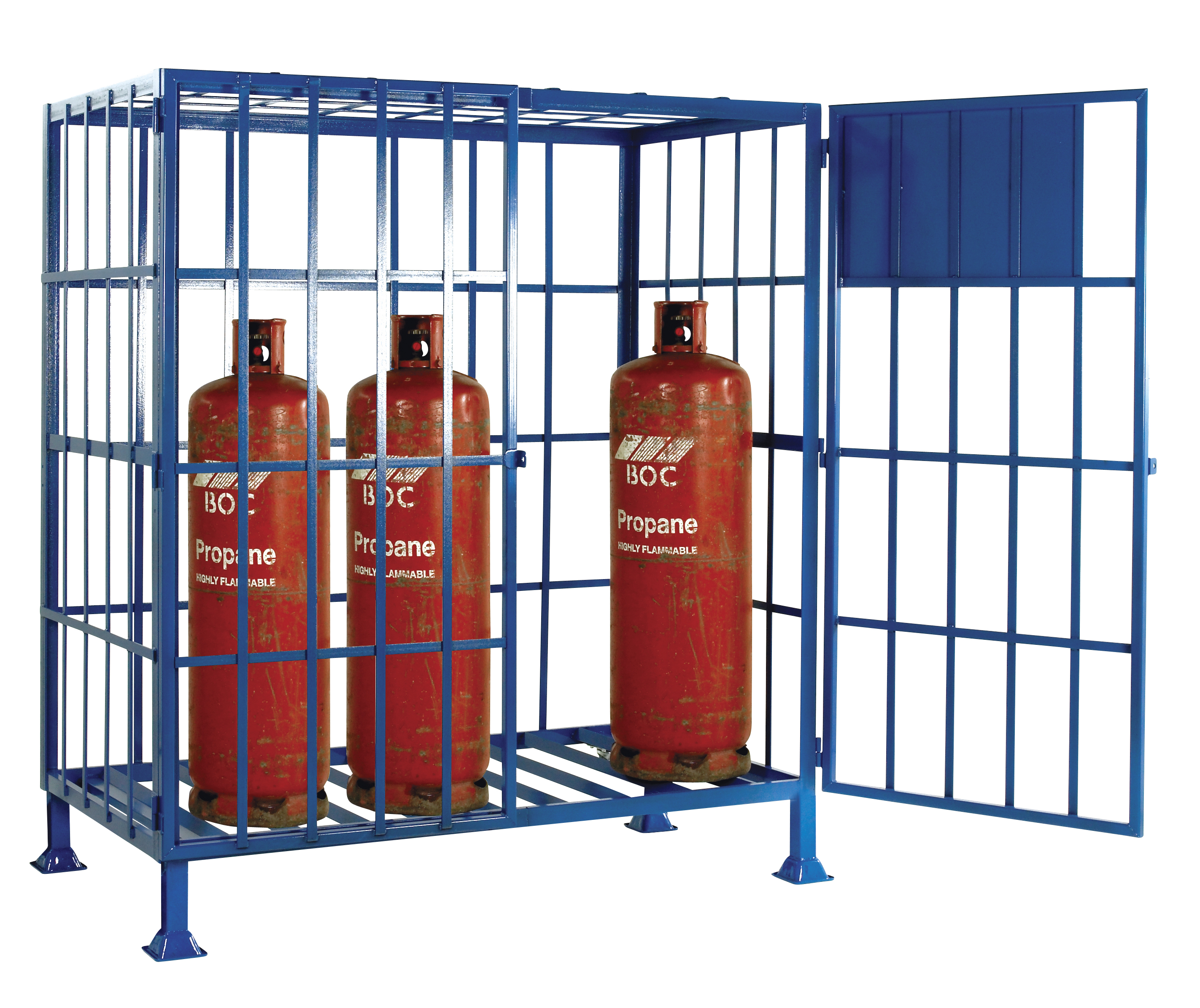 Static Cylinder Storage Cage